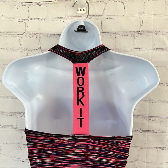 Material Girl Active WORK IT tank top size small - Picture 4 of 8